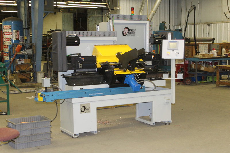 854H Aluminum and copper tube chamfer Hause Machines